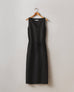Women's Linen Tie Dress - Meteorite